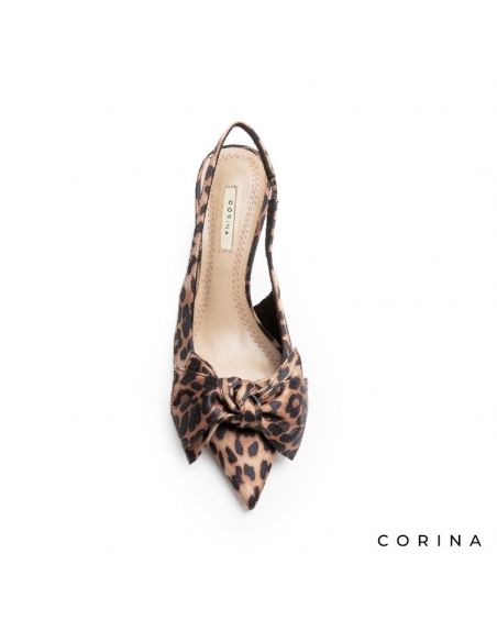 Zapatos leopardo con lazo