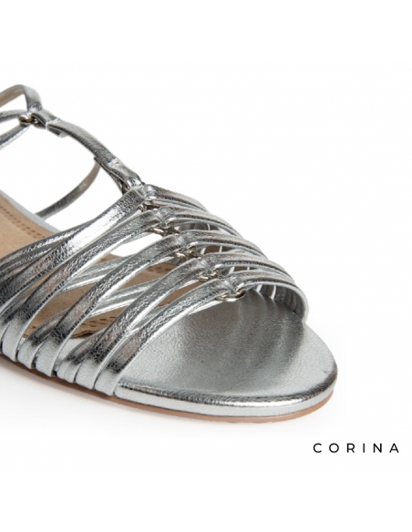 sandalia plata plana​
