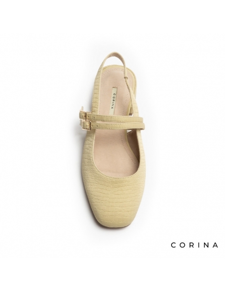 bailarinas amarillas planas