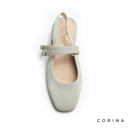 bailarinas verde planas