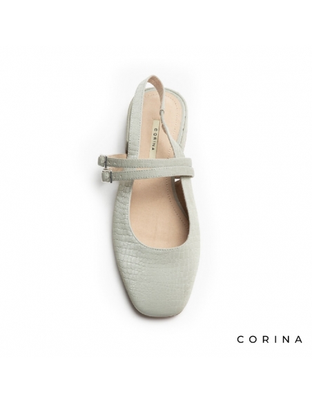 bailarinas verde planas