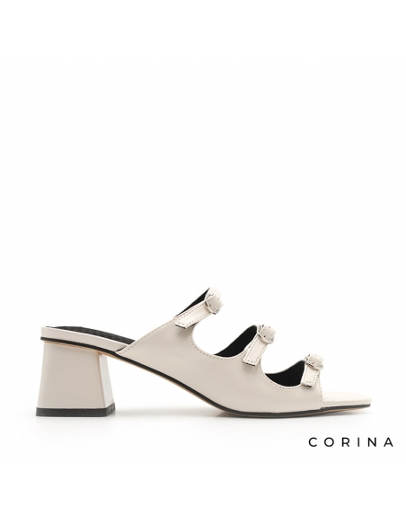 Sandalias Tacon Beige