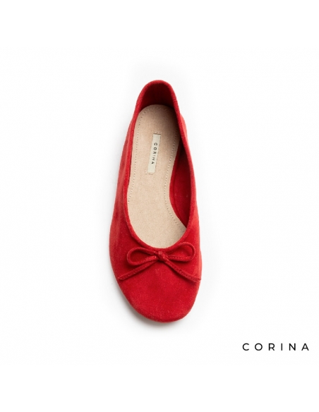 Merceditas rojas mujer