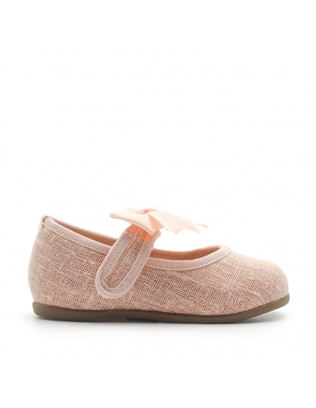 Zapatos rosas niña con lacitos