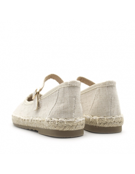 Alpargatas esparto beige