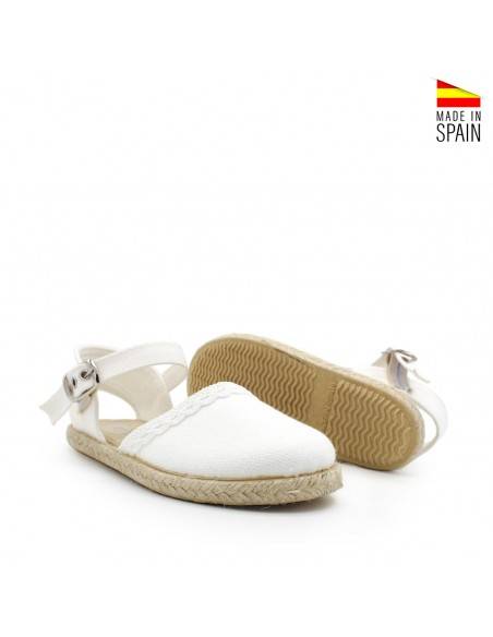 alpargata blanca niña​