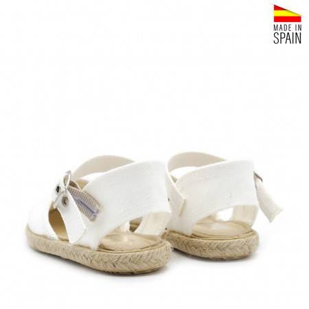 esparteñas blancas niña