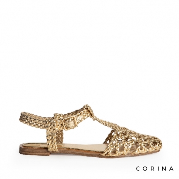 sandalias cangrejeras mujer doradas