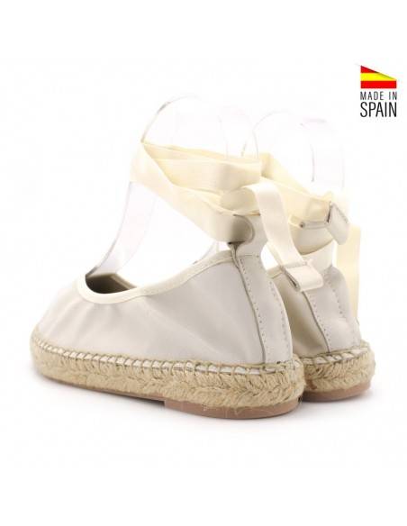 bailarinas comunión beige