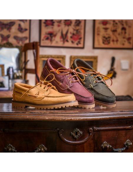 náuticos mostaza hombre