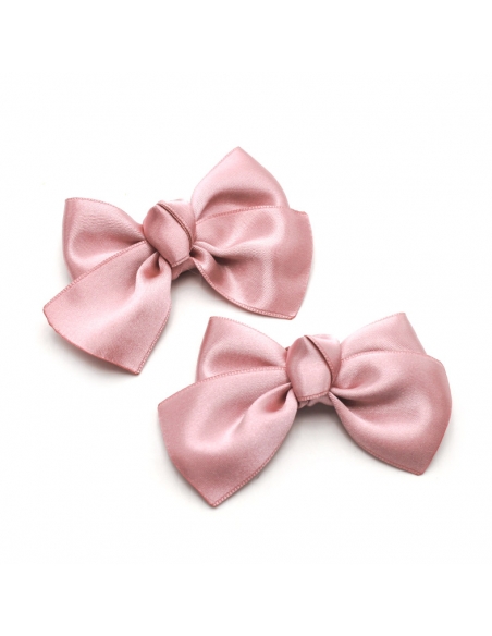 lazo de raso rosa para zapatos