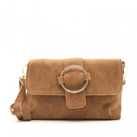 Bolsos serraje camel