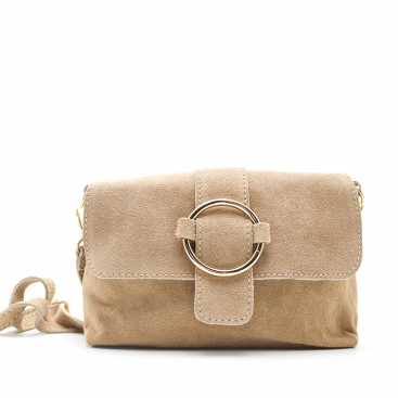 bolso bandolera beige​
