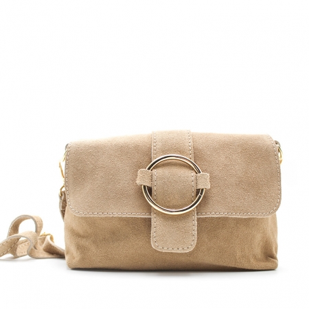 bolso bandolera beige​
