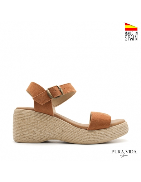 sandalias de cuña mujer