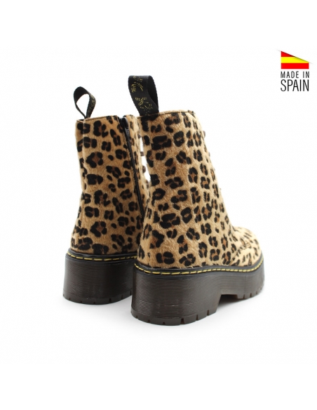 botines mujer leopardo​