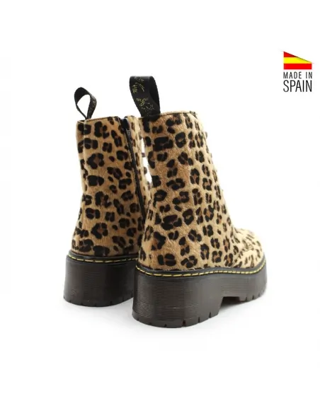 botines mujer leopardo​