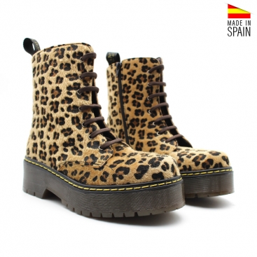 botines leopardo mujer​