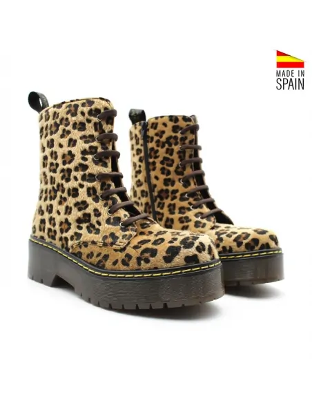 botines leopardo mujer​