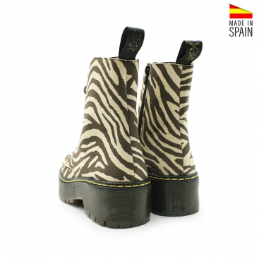 botines animal print mujer​