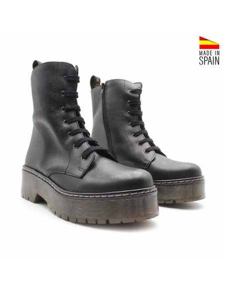 Botines militares negras