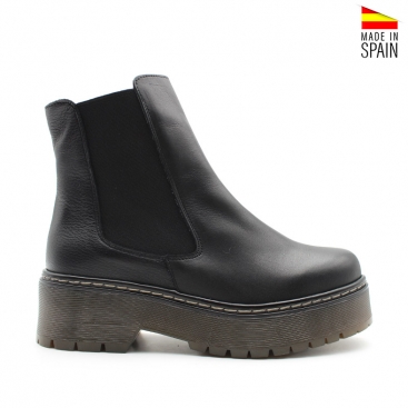 botin chelsea mujer piel​