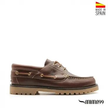 zapatis náuticos de hombre piel santana