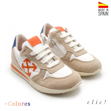 deportivas de piel para NIÑOS