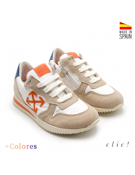 deportivas de piel para NIÑOS