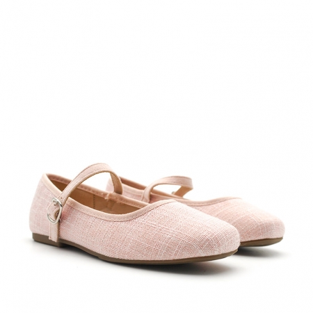 mercedita rosa niña de lino