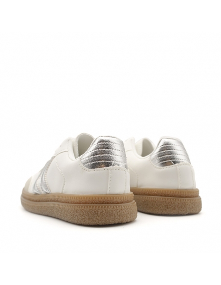 zapatillas deportivas blancas para niñas​