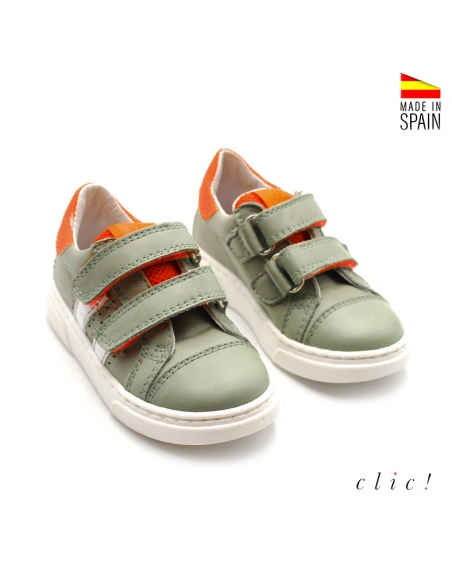 zapatillas deportivas kaki niños