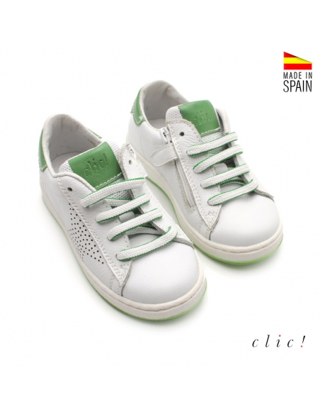 deportivas piel cordones