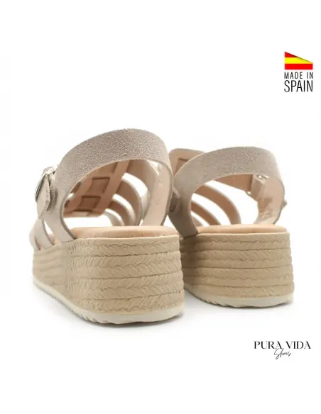 sandalia plataforma cangrejera