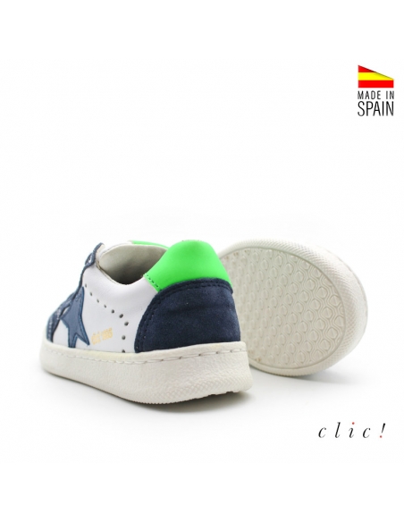 Zapatillas piel niño