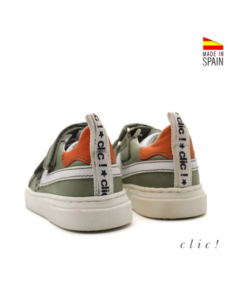 zapatillas velcros piel clic