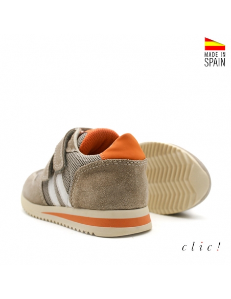 zapatillas velcros taupe