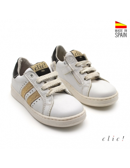 Zapatillas Clic! de piel