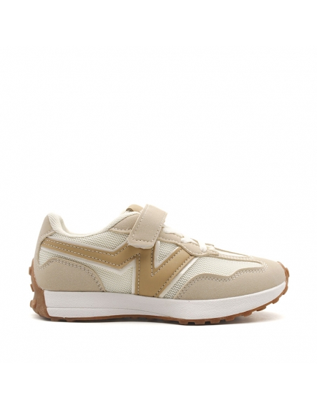 zapatillas niña beige​