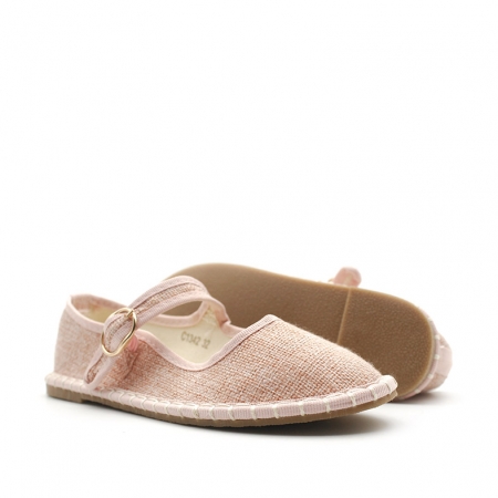 mercedita lino rosa niña​ estilo veneciana