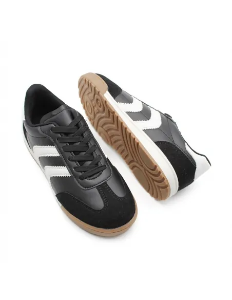 zapatillas deporte niño negras​