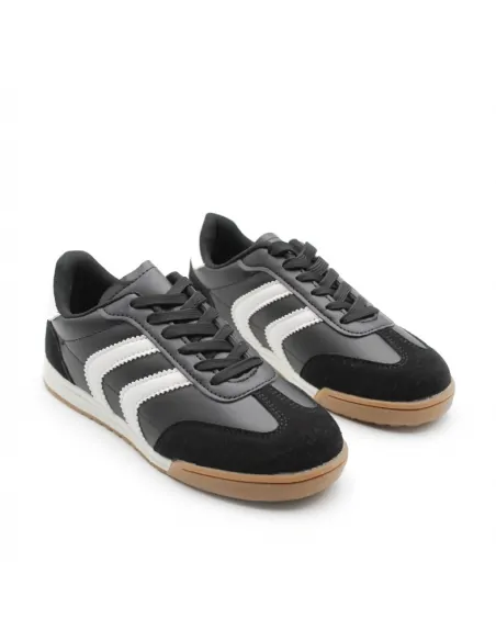 zapatillas niño negras​