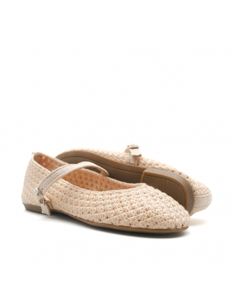 merceditas de verano en color rosa para niña