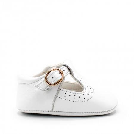 zapatos bebe blancos​