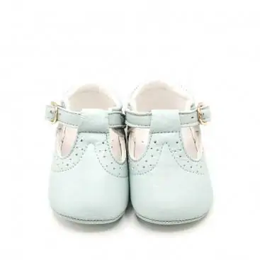 zapatos bebe celeste