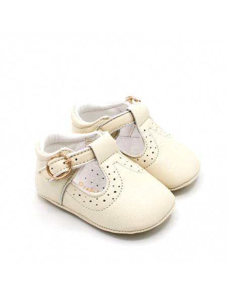 zapato bebe beige​