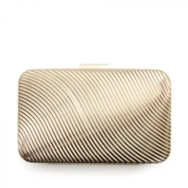 Bolso metalizado dorado