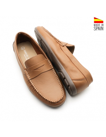 mocasin hombre cuero​