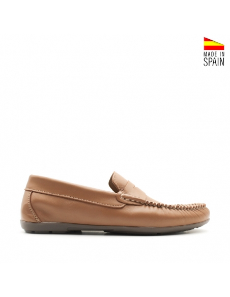 mocasines hombre camel