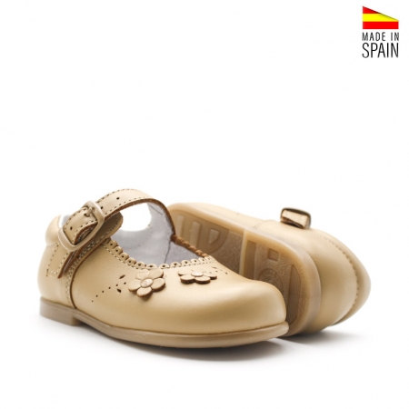 MERCEDITAS NIÑA piel CAMEL